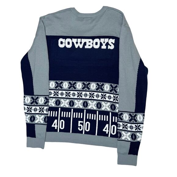 NFL Apparel Cowboys LED Lighted Sweater Mens 2XL Winter Pullover - Picture 3 of 13